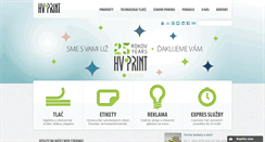 Desktop Screenshot of hvprint.sk